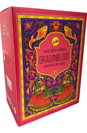 Incenso Cone Sree Vani Golden India Dragonblood (caixa)