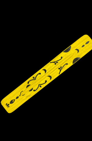 INCENSÁRIO DE BAMBU ARTESANAL – AMARELO