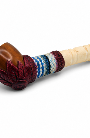 Cachimbo Cerimonial Artesanal em Osso de Lhama CP02