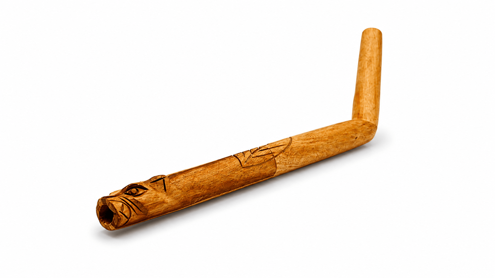 Tepi Artesanal em Palo Santo com Entalhe de Jaguar – 22 cm TPS1 - Imagem 2