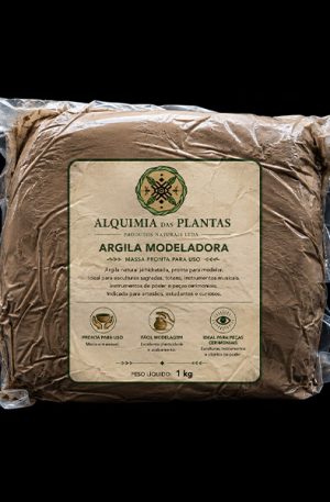 Argila Tabaco – Massa Cerâmica Profissional 1 kg