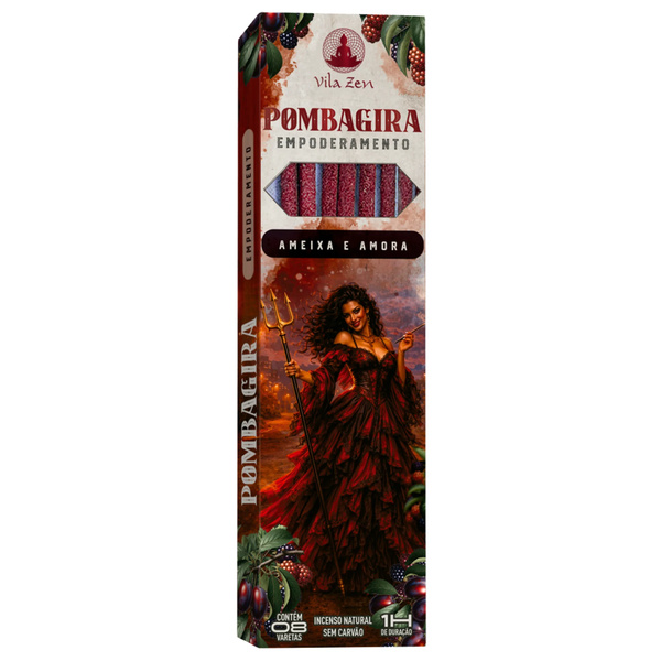 Incenso Linha Natural Vila Zen - Linha Umbanda - Pomba Gira